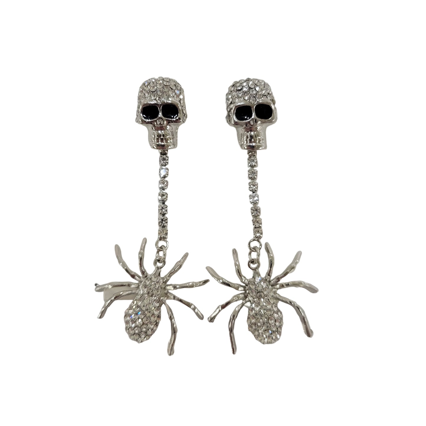 Spider Skull Earring #60-2867