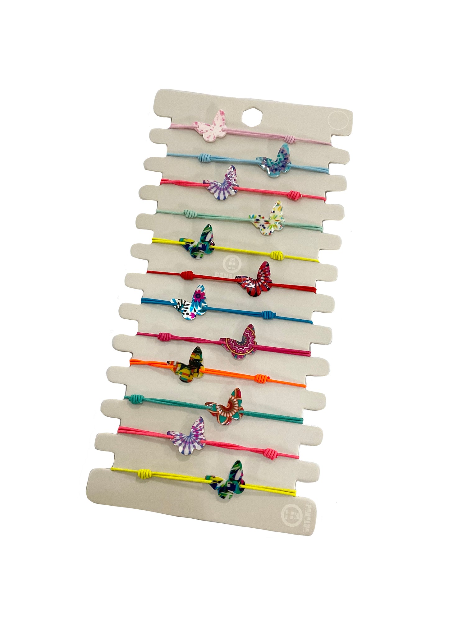 Butterfly Dozen Pack Bracelets #88-17189