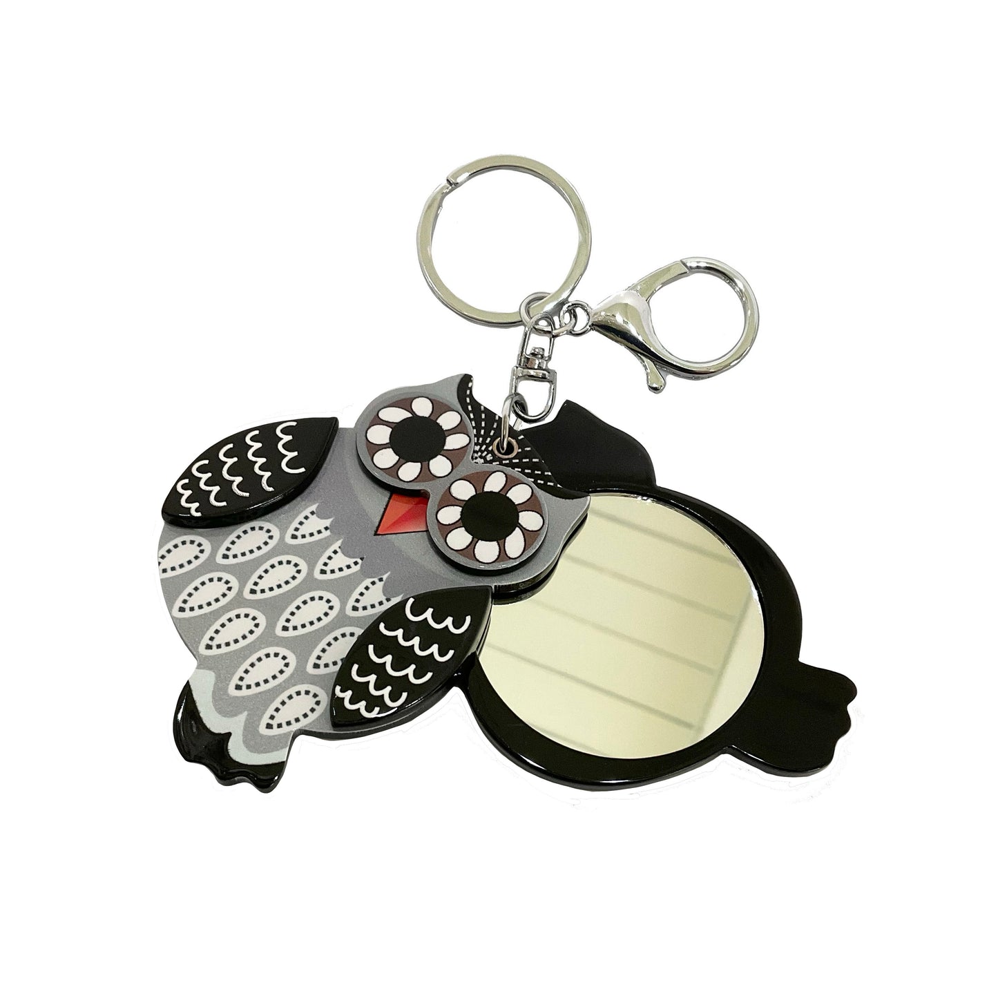 Owl Keychain Compact Mirror #89-71522OL