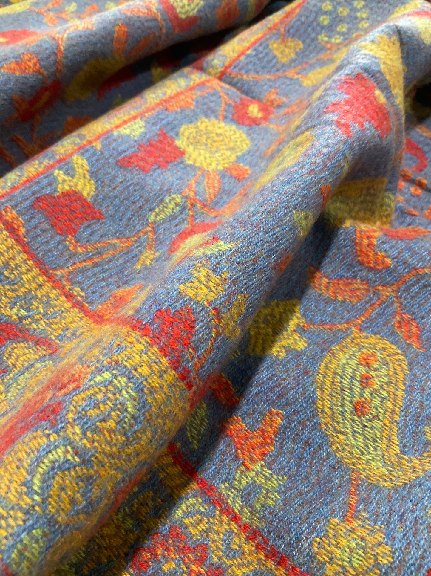 Winter Paisley Scarf #89-24658BL