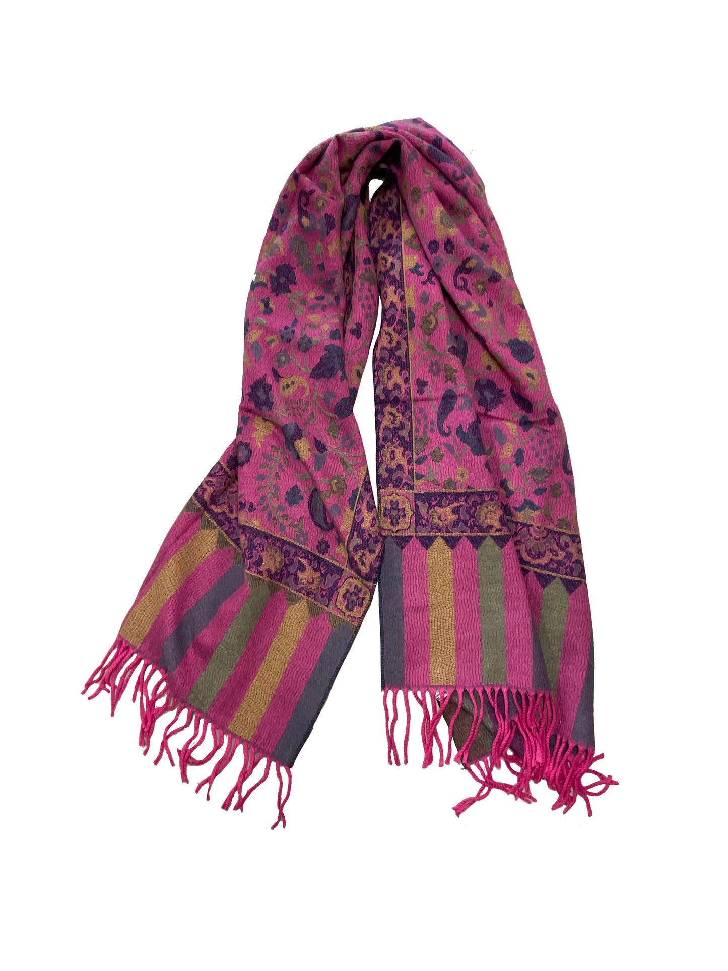 Winter Paisley Scarf #89-24658FU