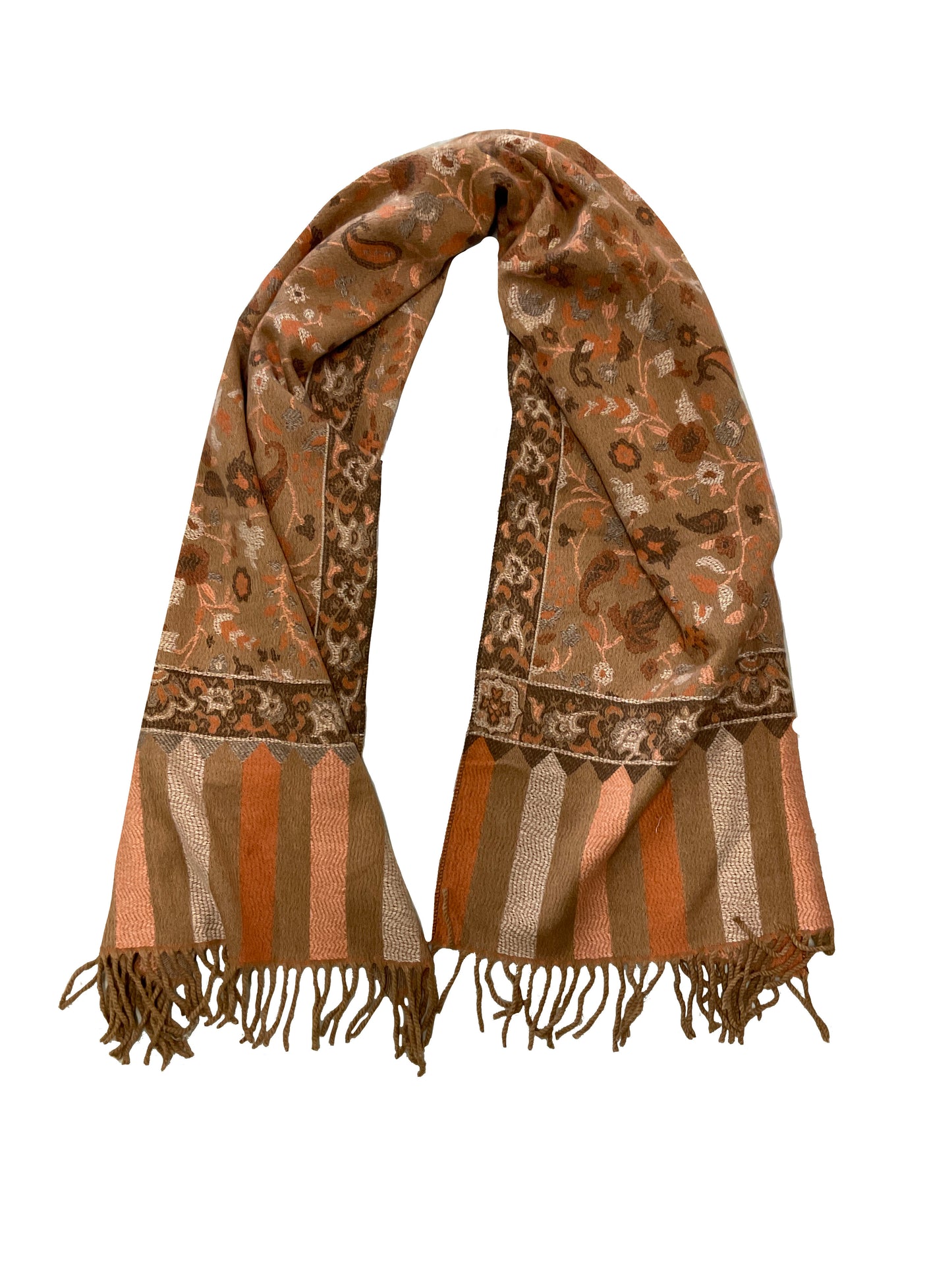 Winter Paisley Scarf #89-24658BR