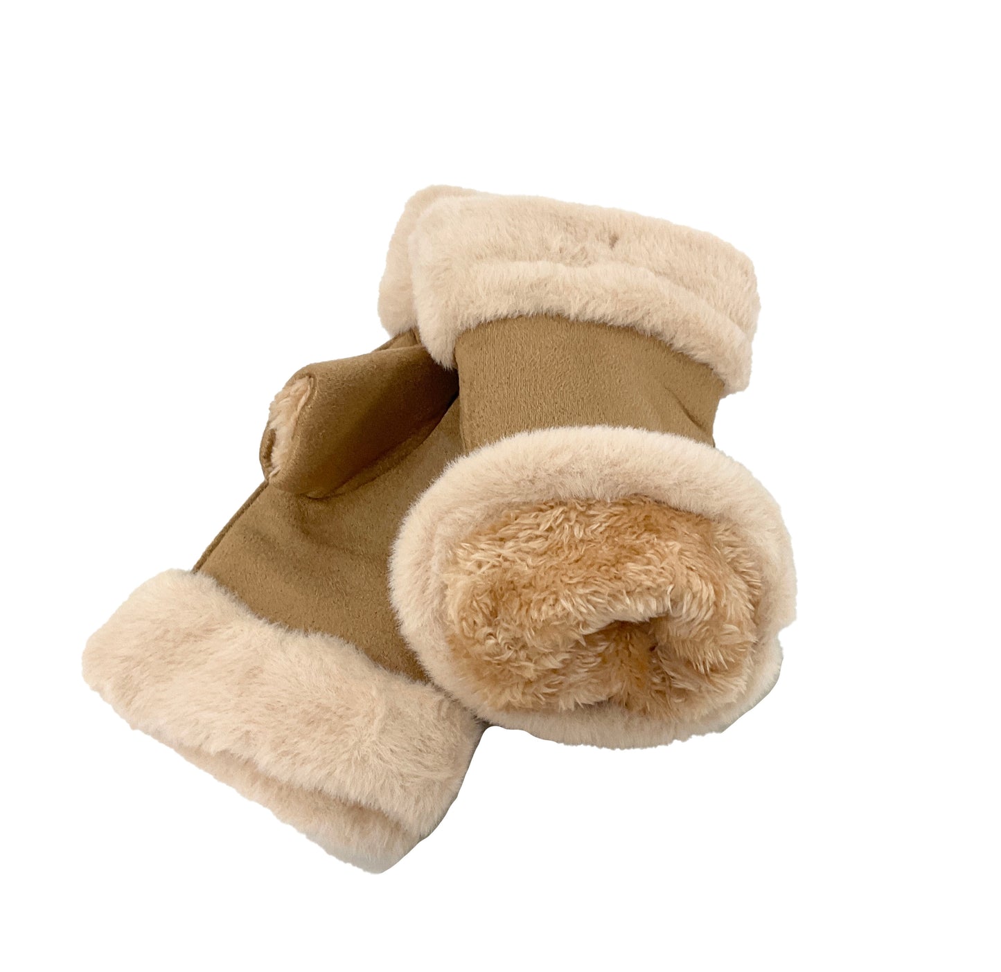 Fingerless Suede Glove #89-24661