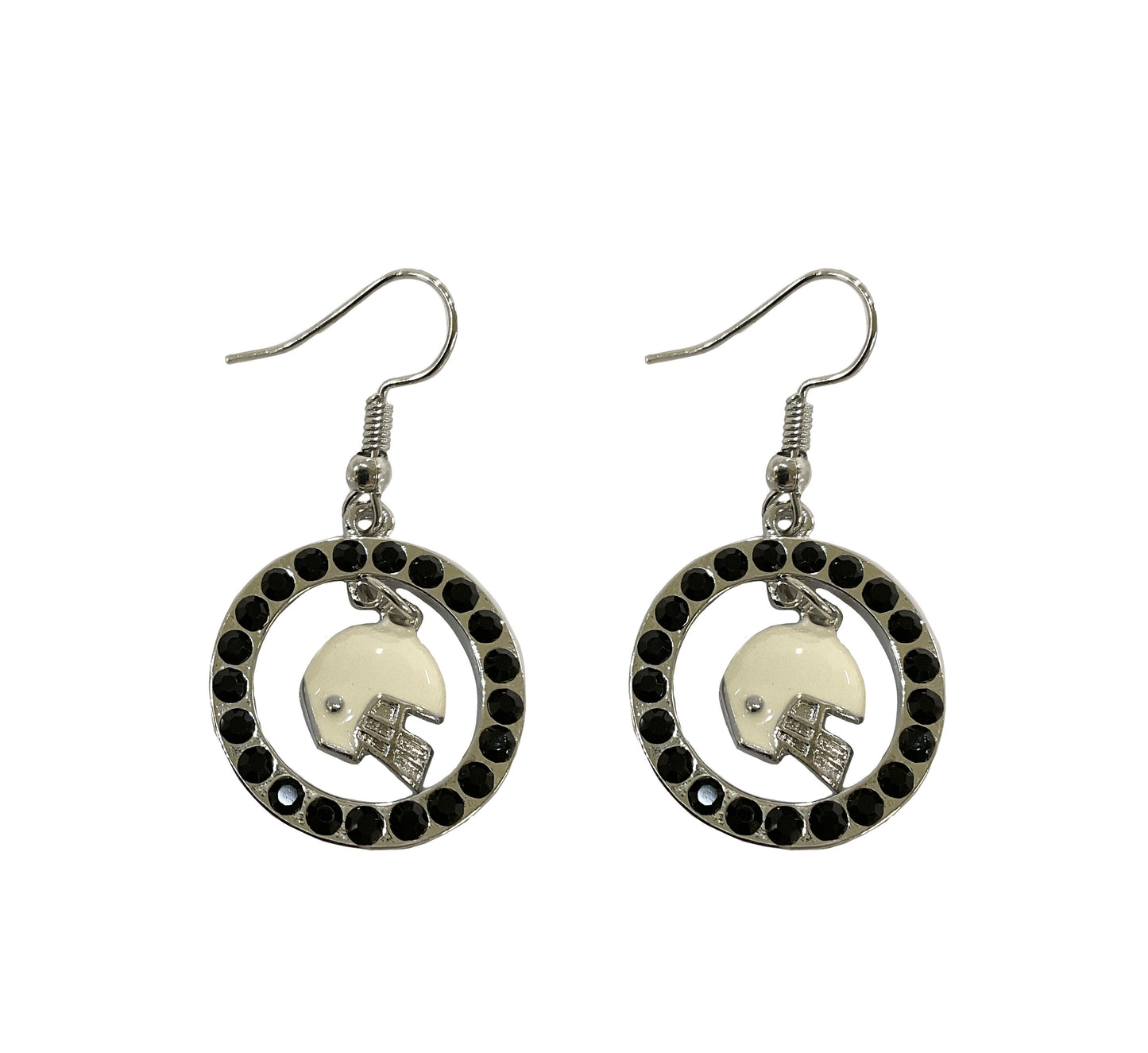 Oakland Helmet Circle Earring #28-11288OK