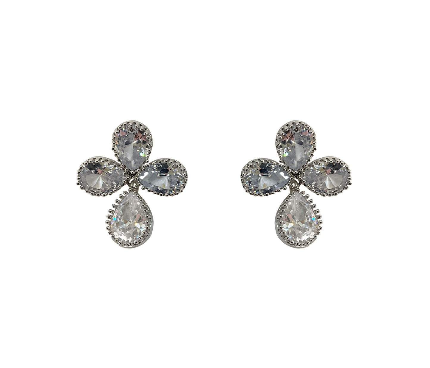 Drop CZ Earring #60-042