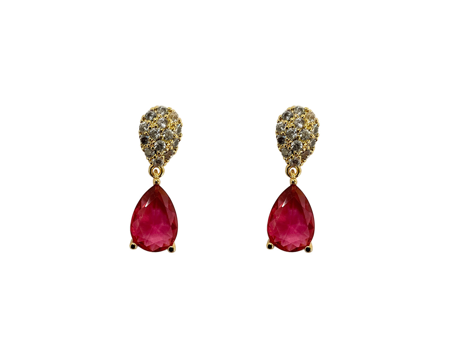 Drop CZ Earring #60-107