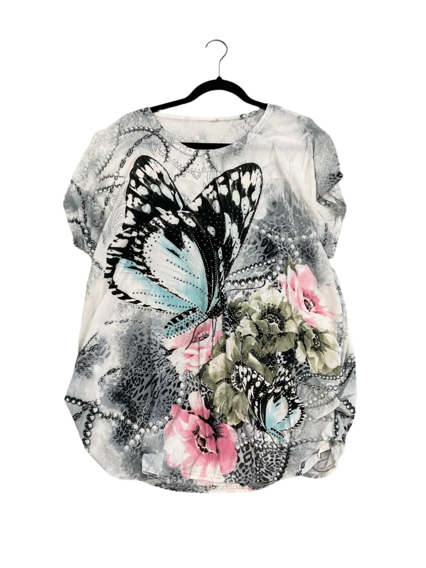 Butterfly Shirt Rhinestone #78-6283