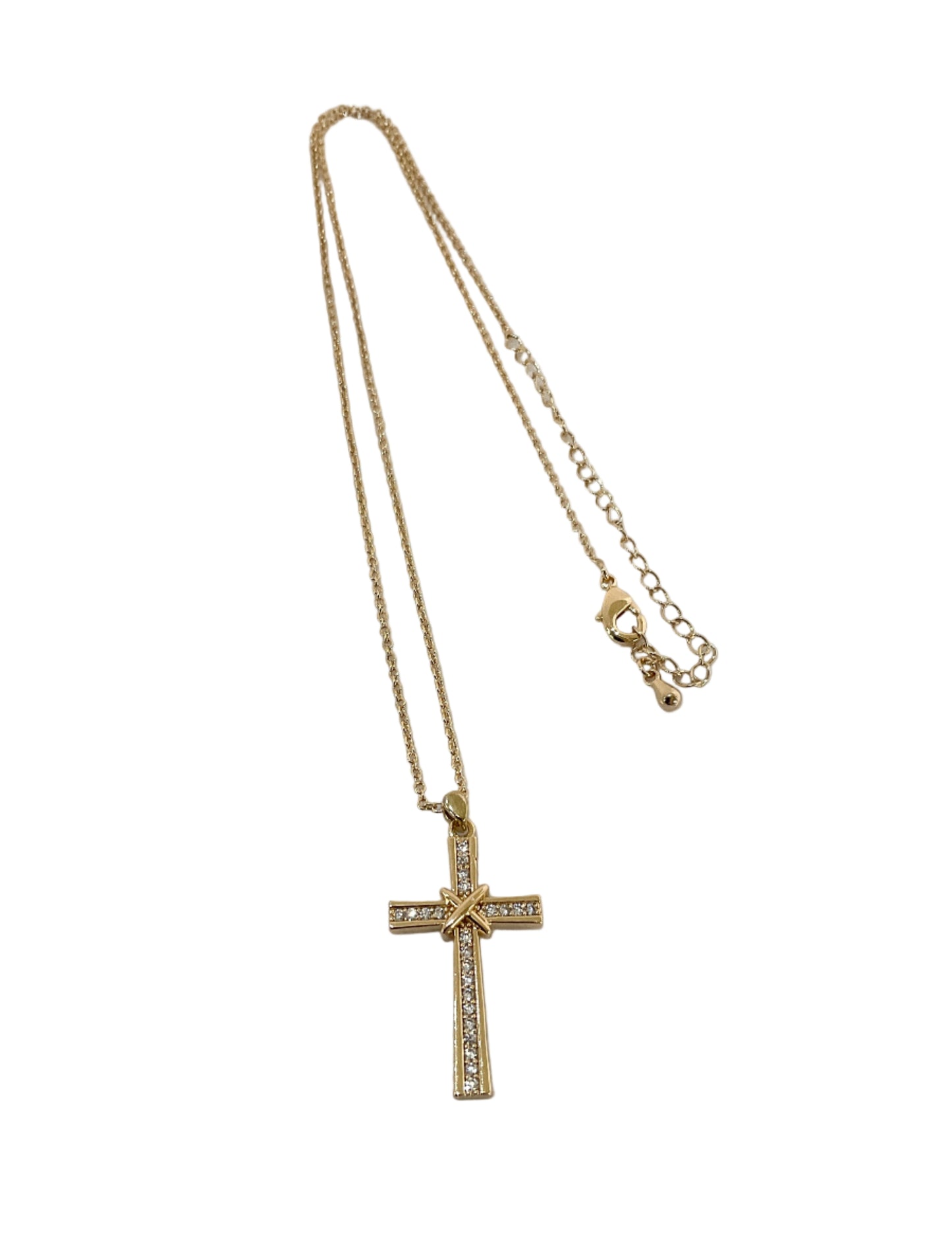CZ Cross Necklace #10-17464