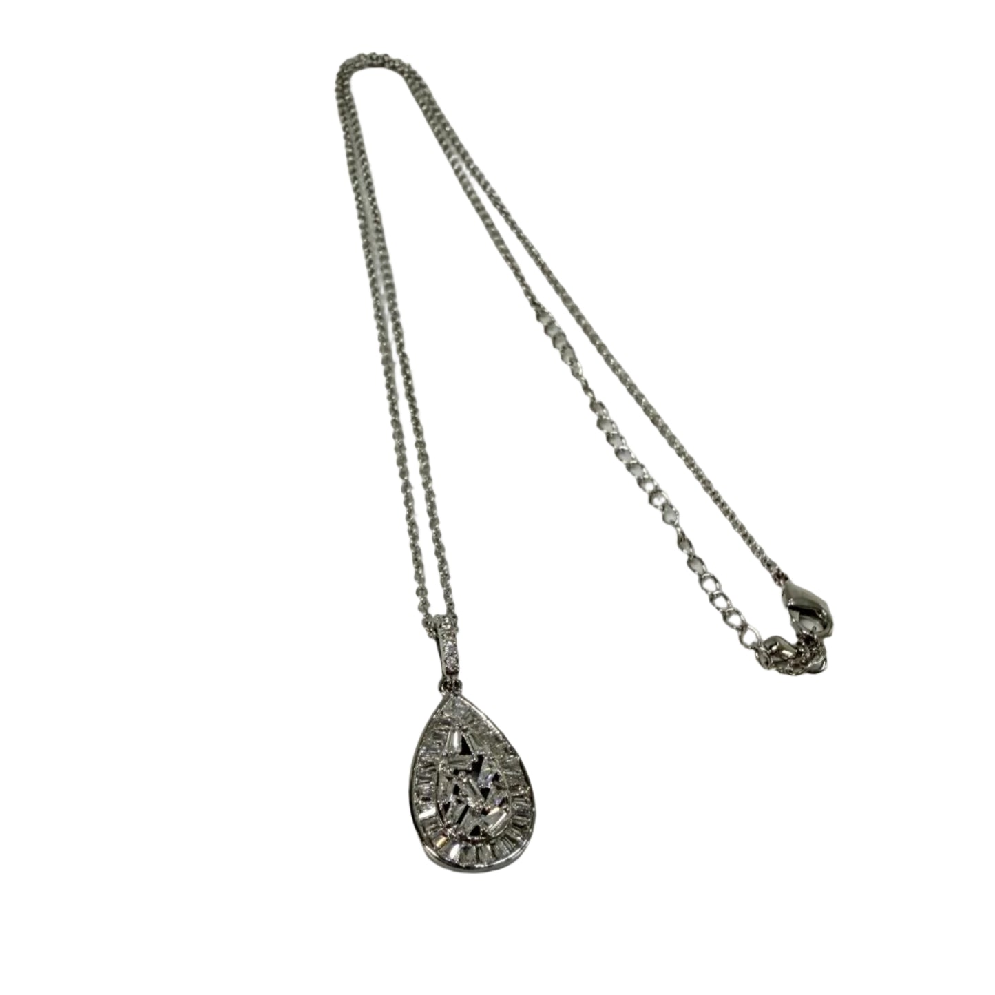 Drop CZ Necklace #10-17917