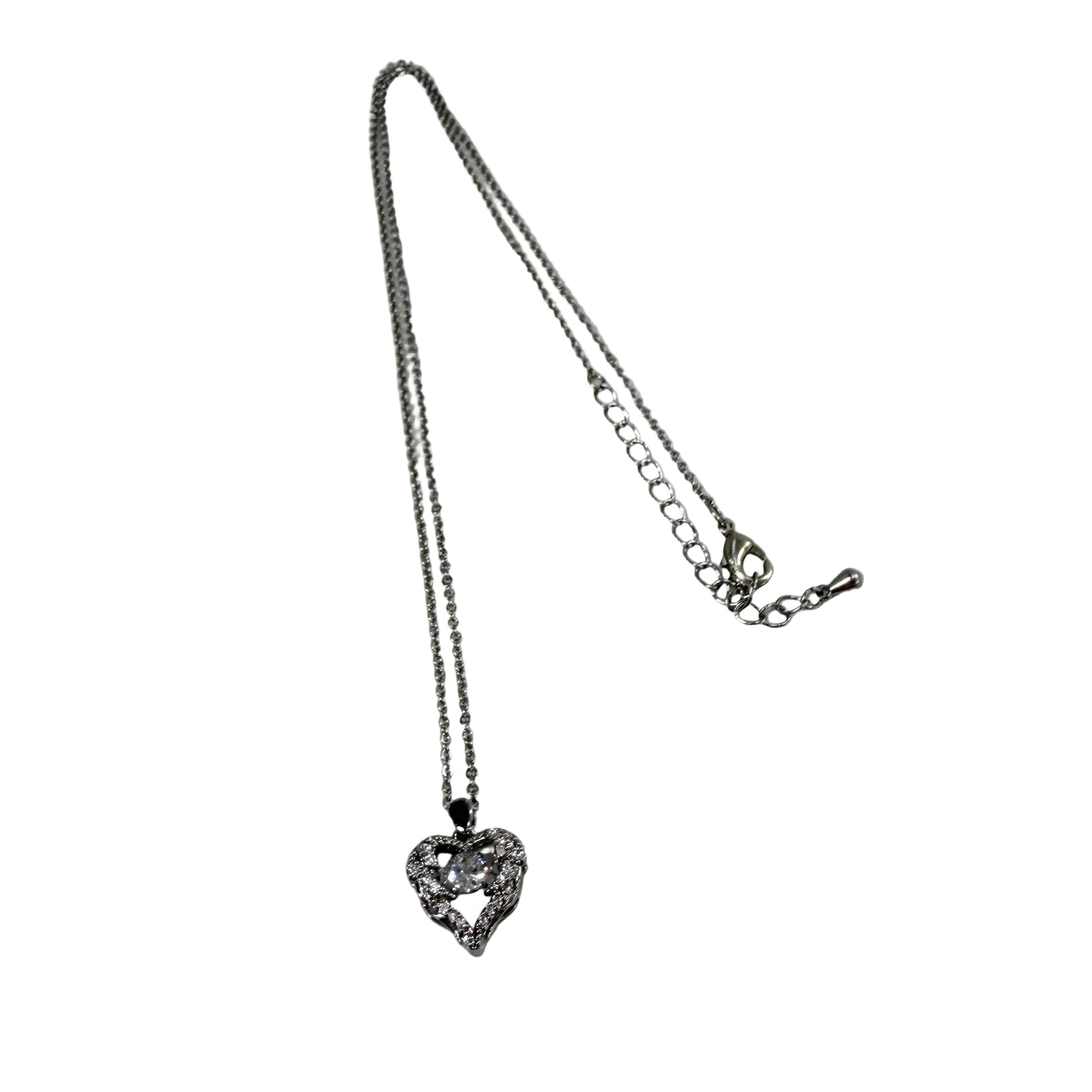 Heart CZ Necklace #10-17911