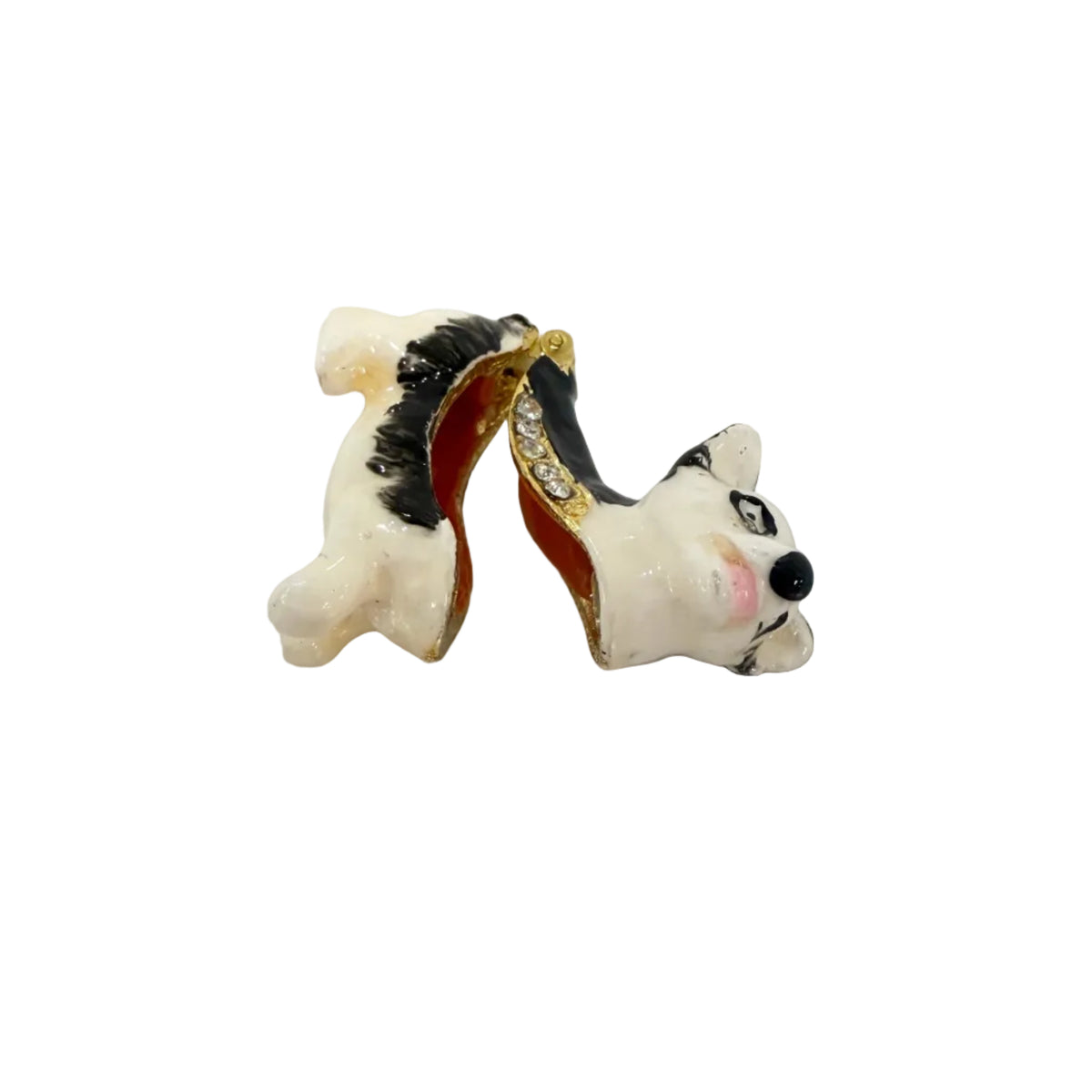 TINY SMALL Dog Trinket Box #89-265023