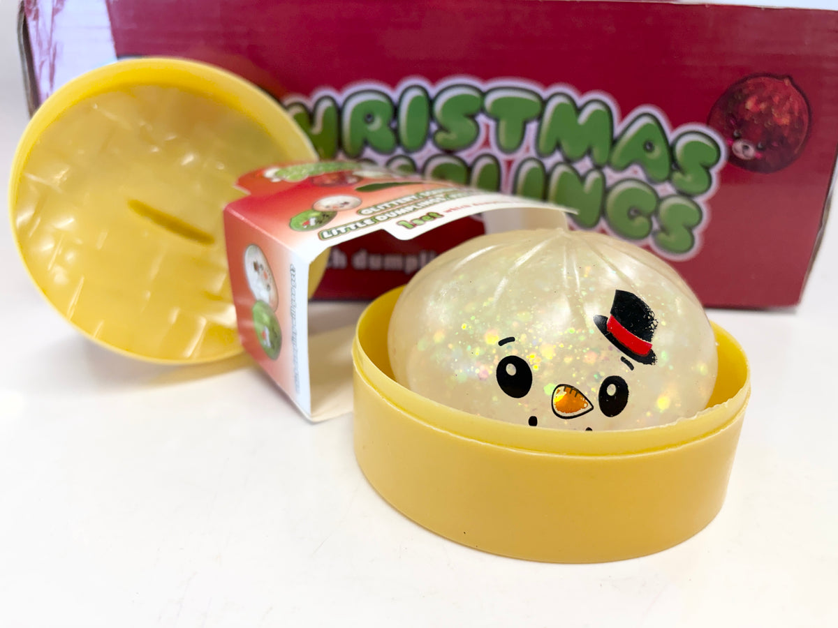Christmas Santa Snowman Reindeer Bao Bun Mystery Dozen Set Mixed Color Box