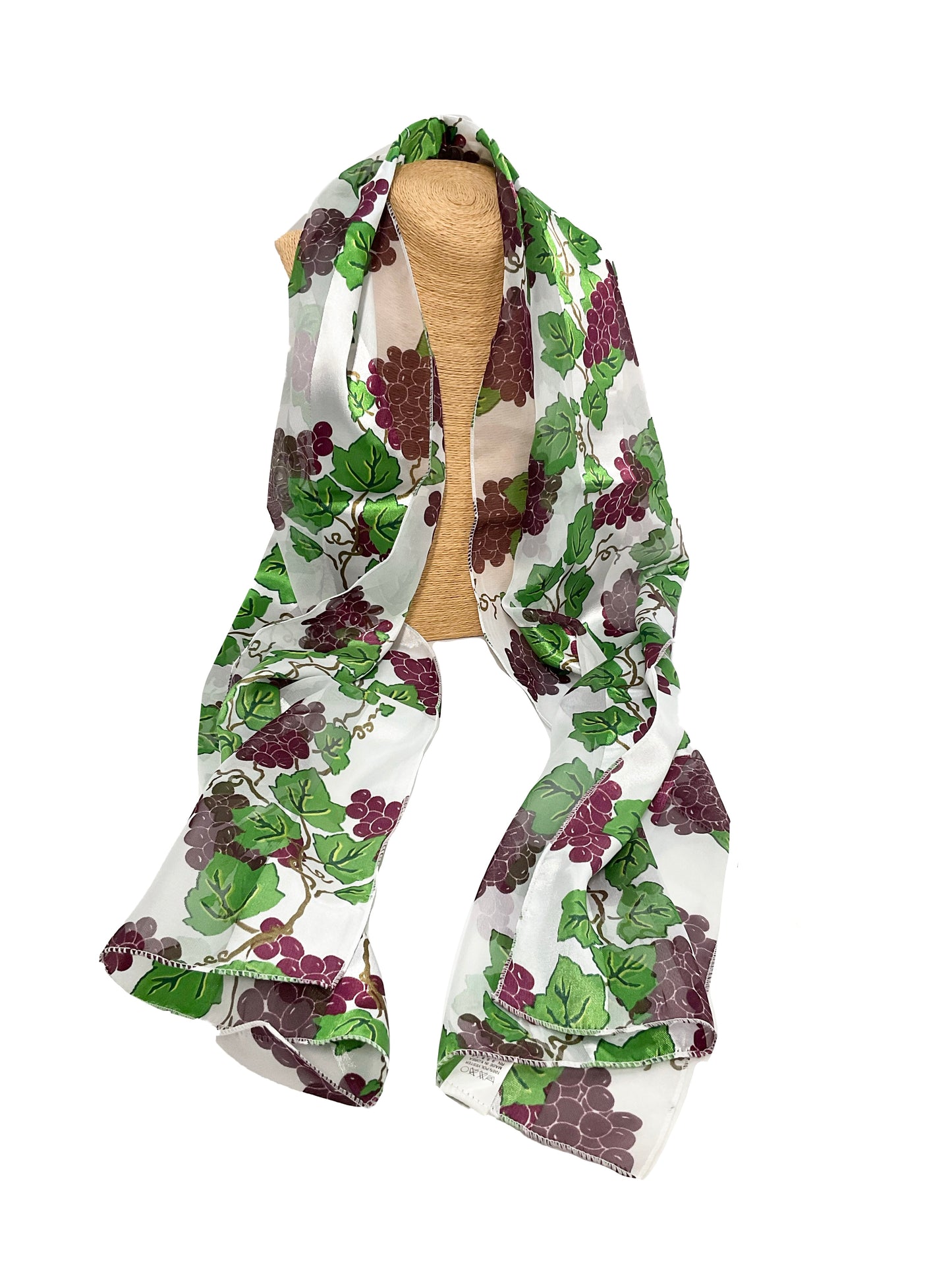 Grape Satin Scarf