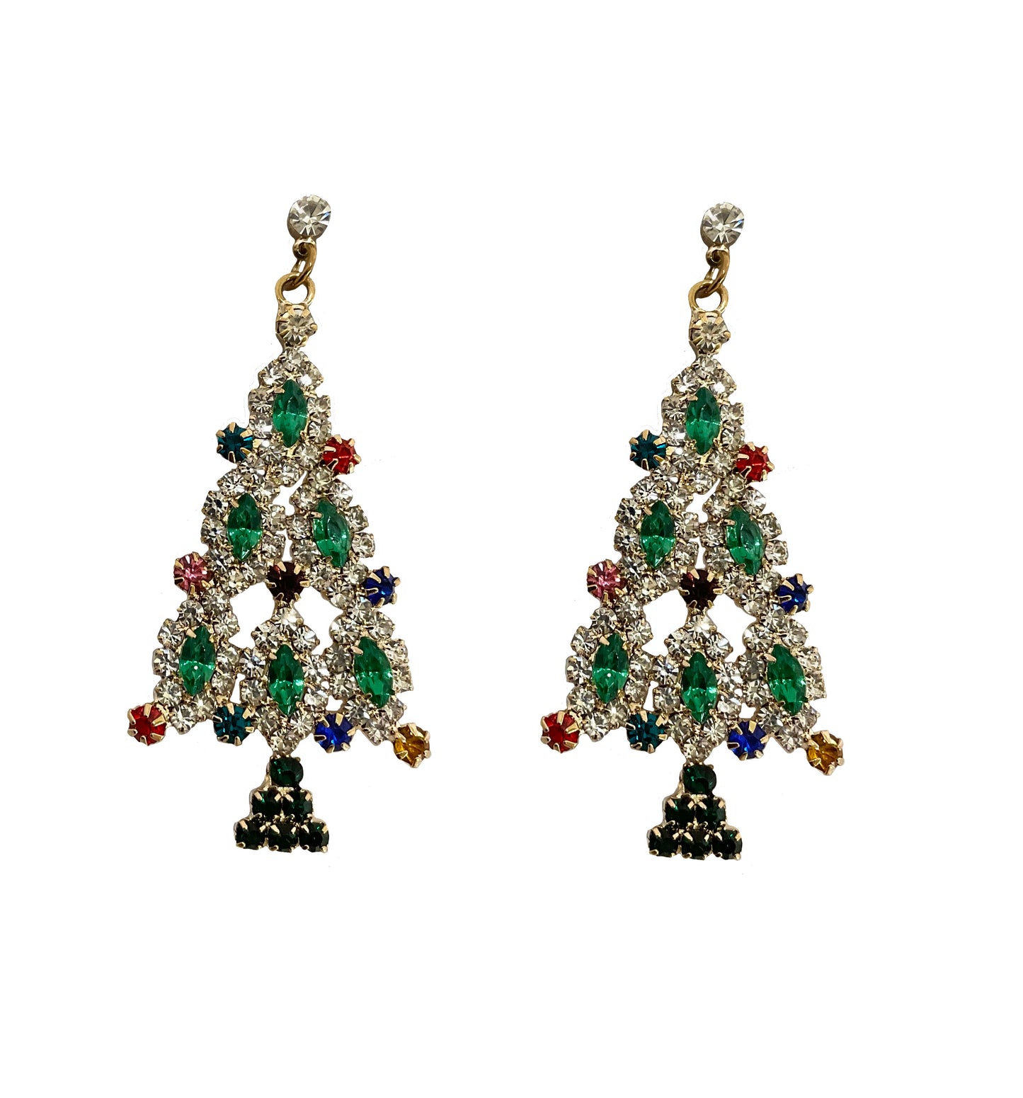 Christmas Tree Post Earring #28-11295