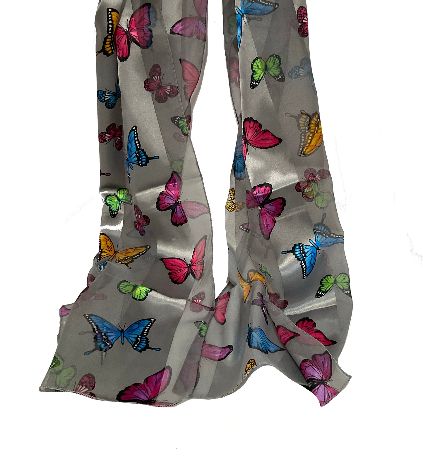 Butterfly Satin Scarf #ON-2065