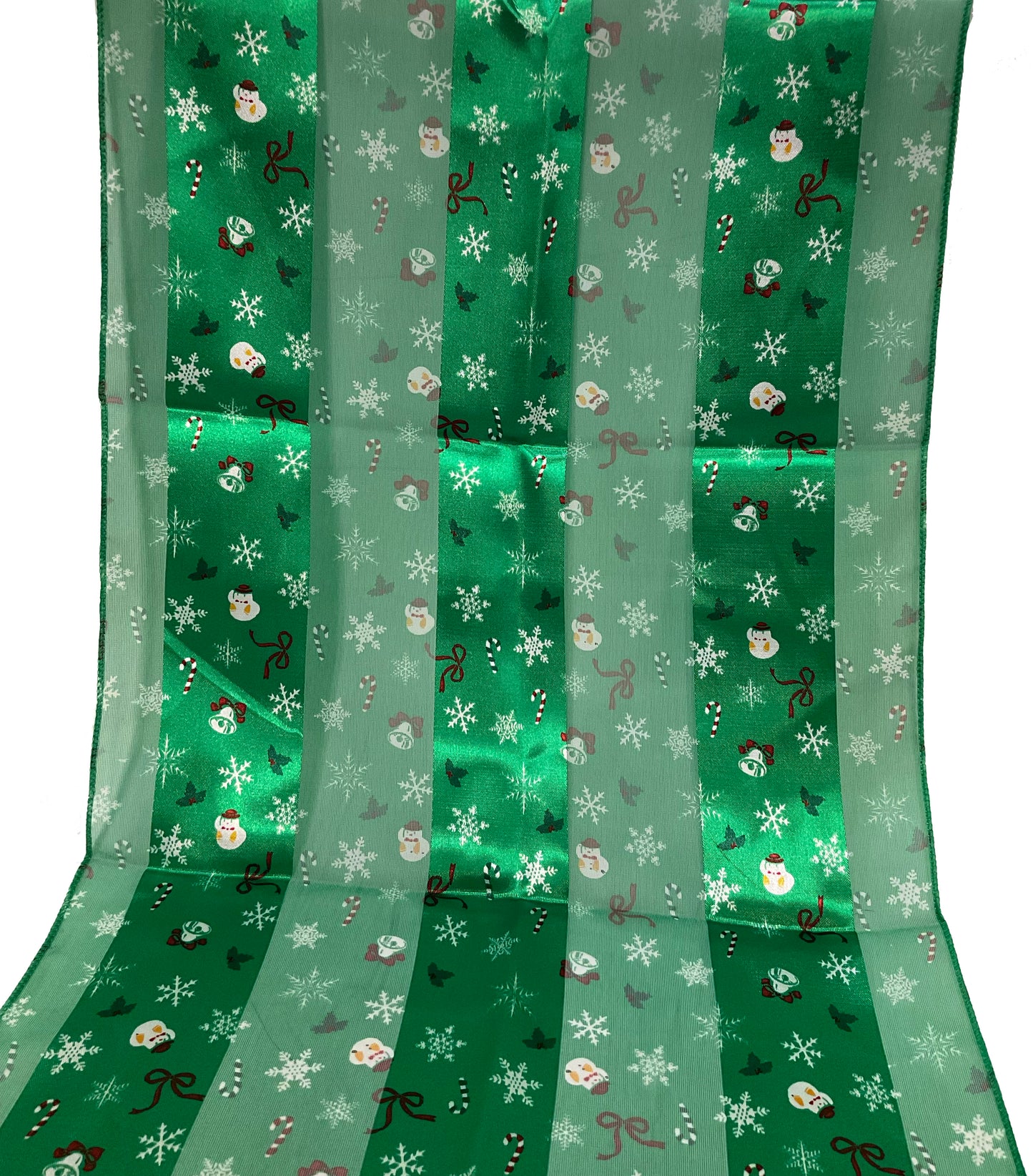 Christmas Satin Scarf #OS-3023GN