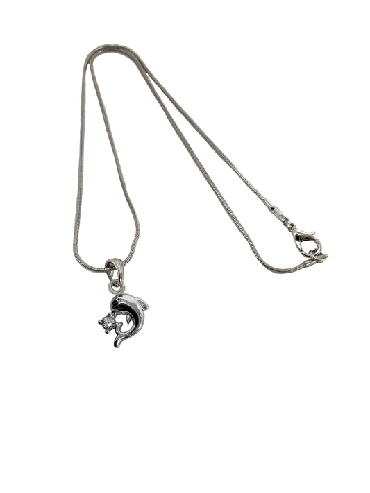 Tiny Dolphin Necklace #27-2651