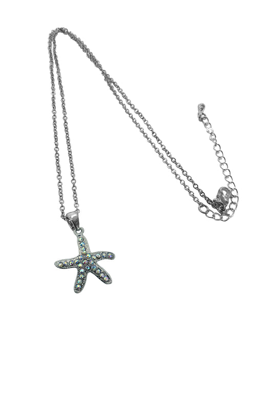 Starfish Necklace #28-11105AB