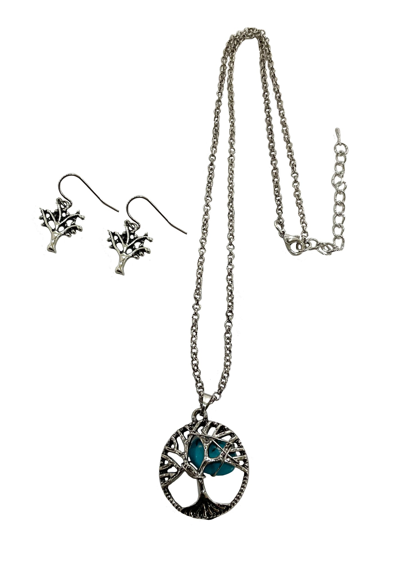 Tree of Life Necklace Earring #76-49765
