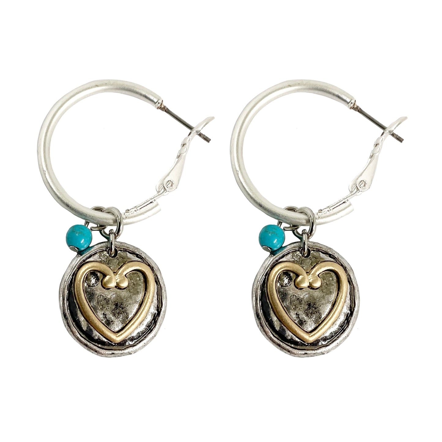 Hoop Heart Earring #12-23925
