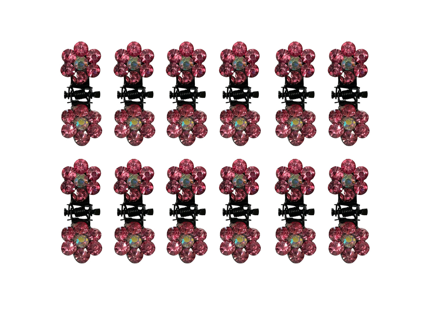 Tiny Flower Hair Clip 12/RS #66-34101RS