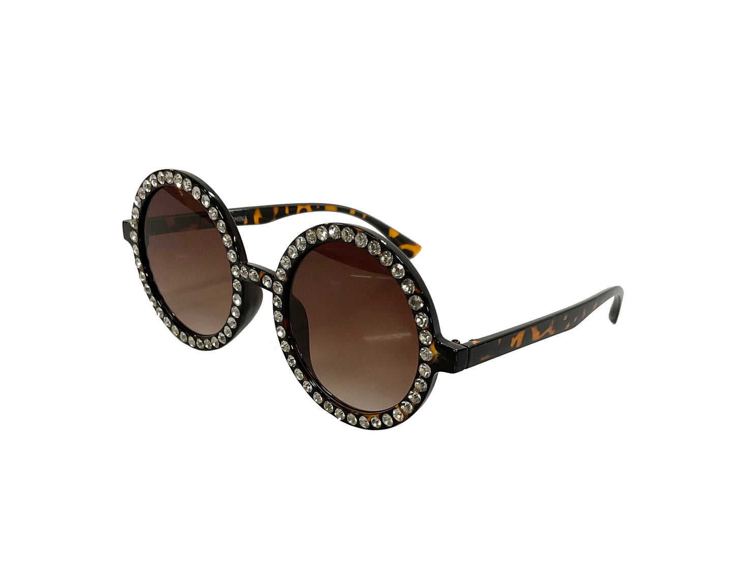 Circle Rhinestone Sunglass #62-96424