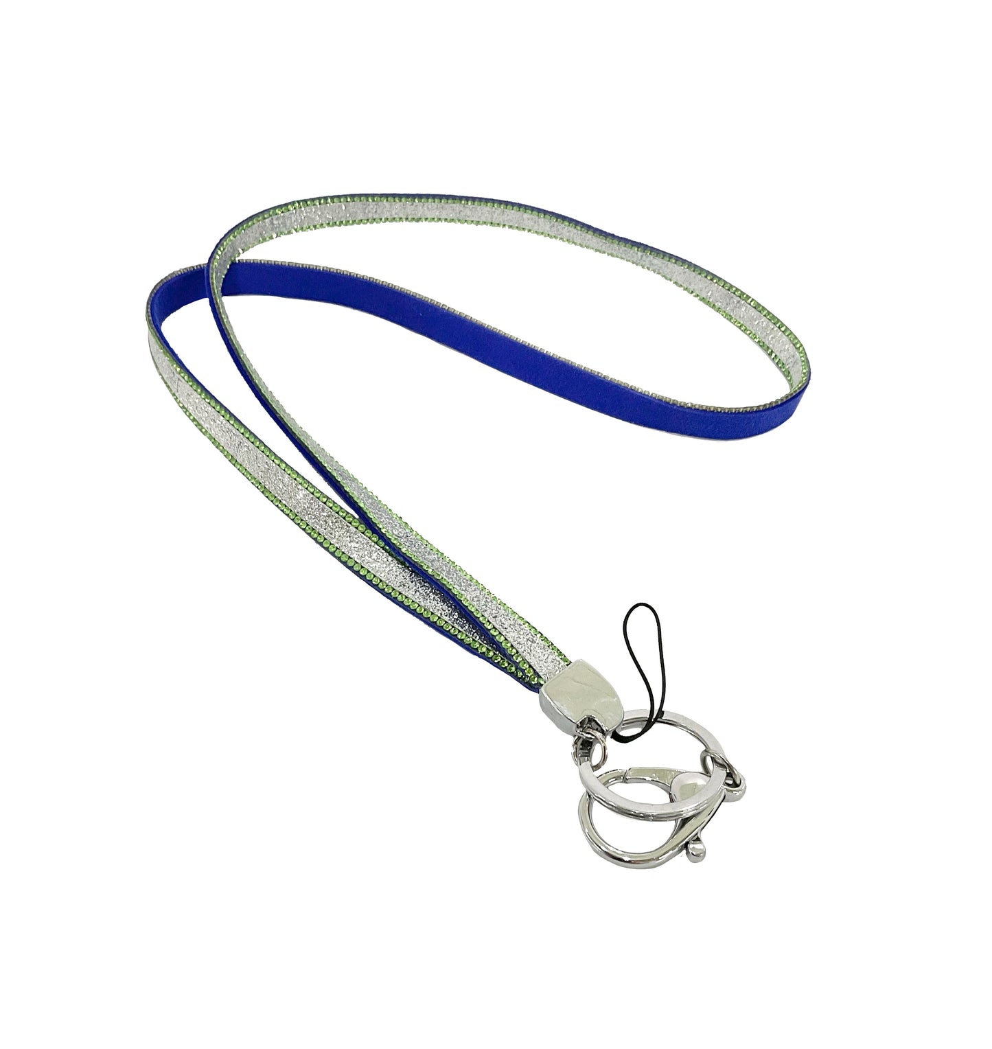 Glitter Green Blue Lanyard #11-39108