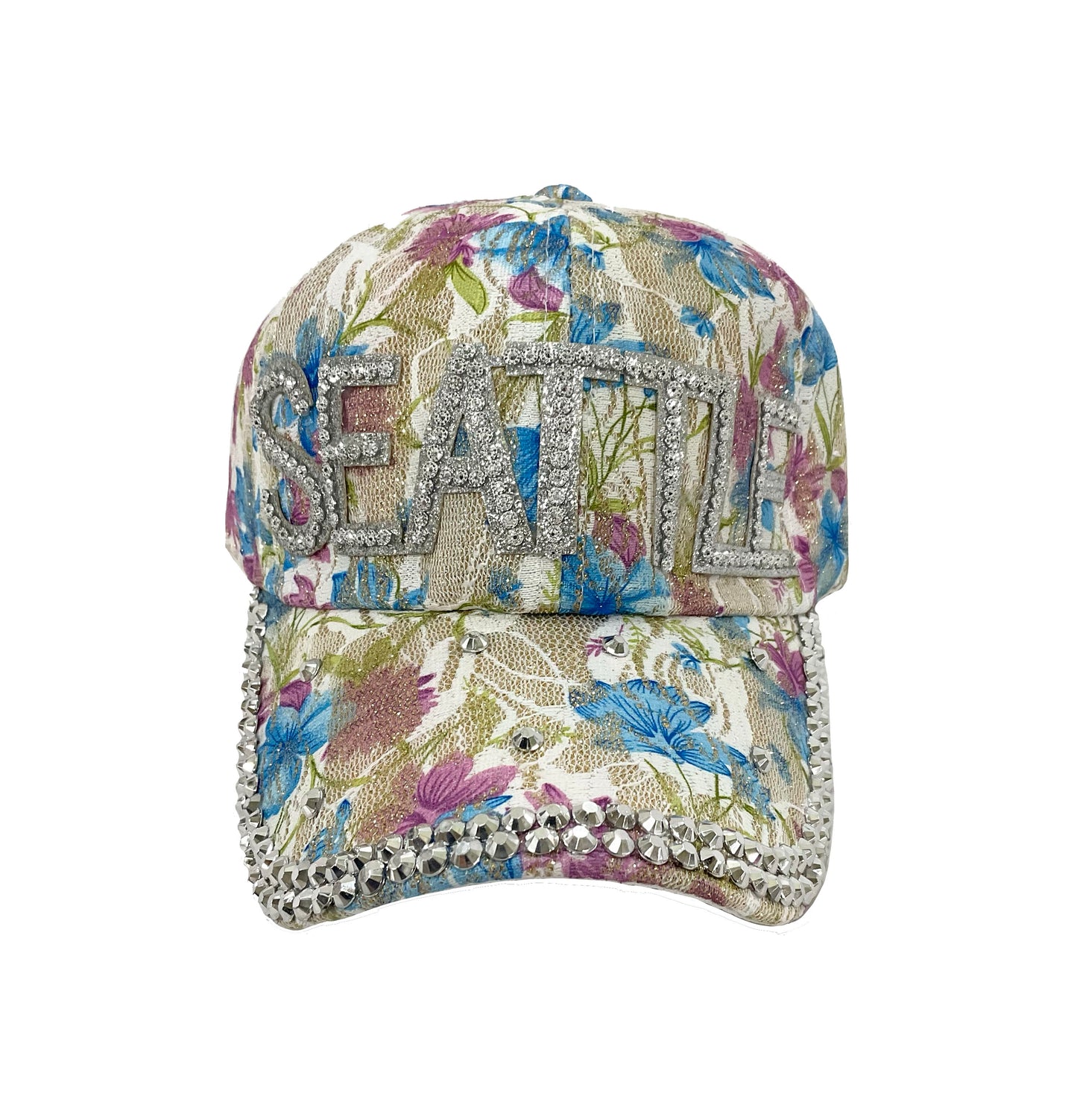 Seattle Floral Cap #88-12056BL