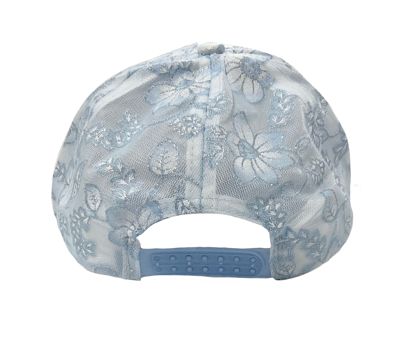 Blue Floral Cap #89-24371