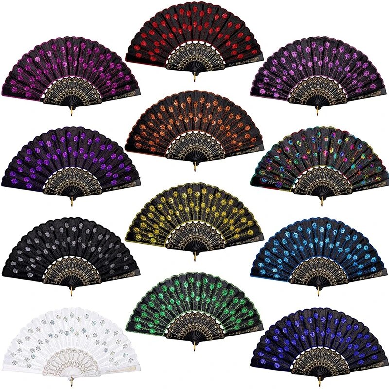 Sequin Fans 12-Pack #88-70012