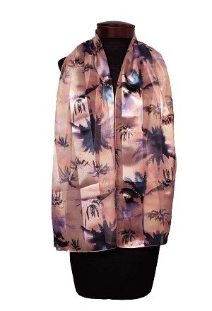 Pam Tree satin scarf OP1002 PI