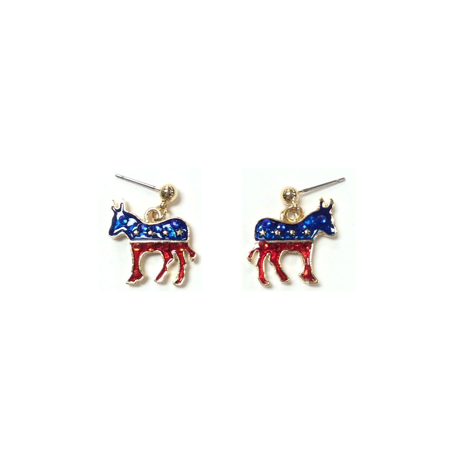 Democrat Donkey Earrings #19-1273