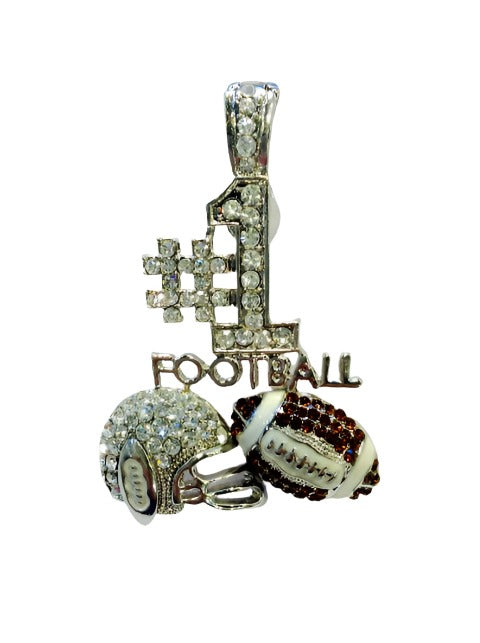 #1 Football Pin#60-11818