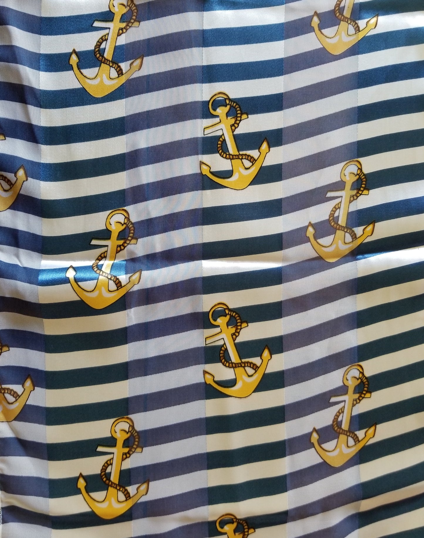 Anchor Satin Scarf #ON-2013BL