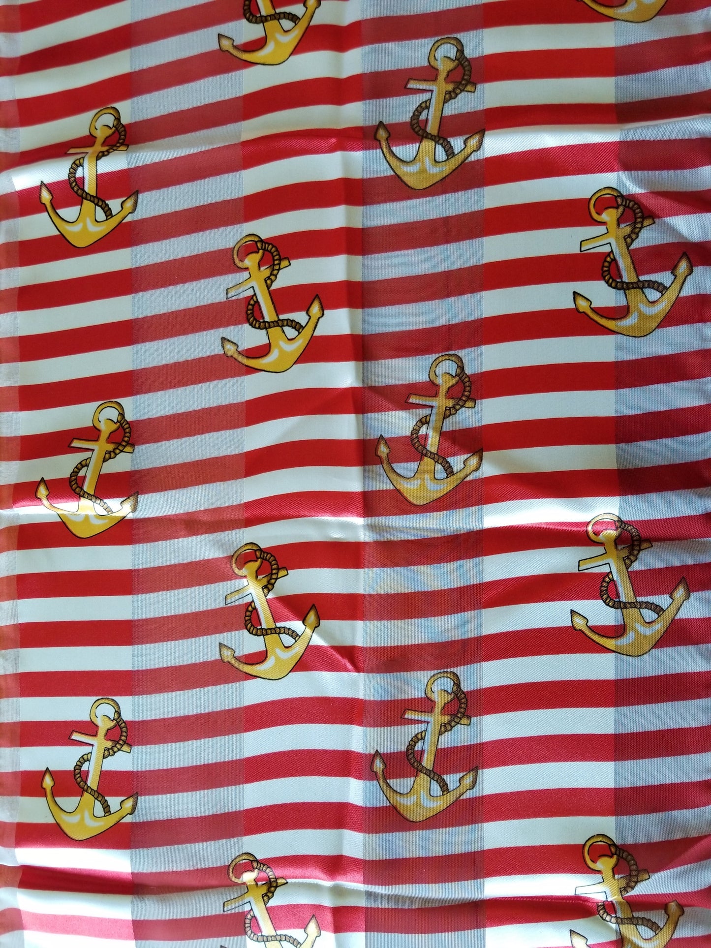 Anchor Satin Scarf #ON-2013RD