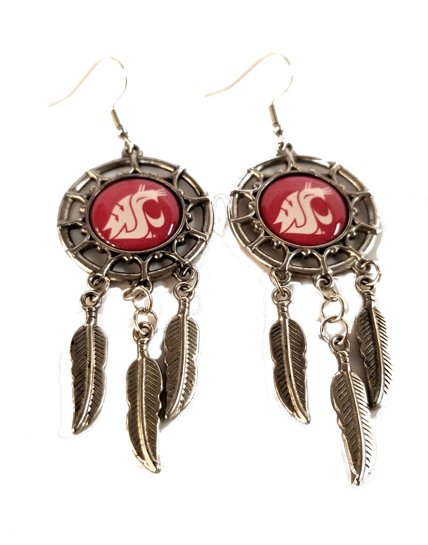 Cougars Dream Catcher Earrings #94-1788