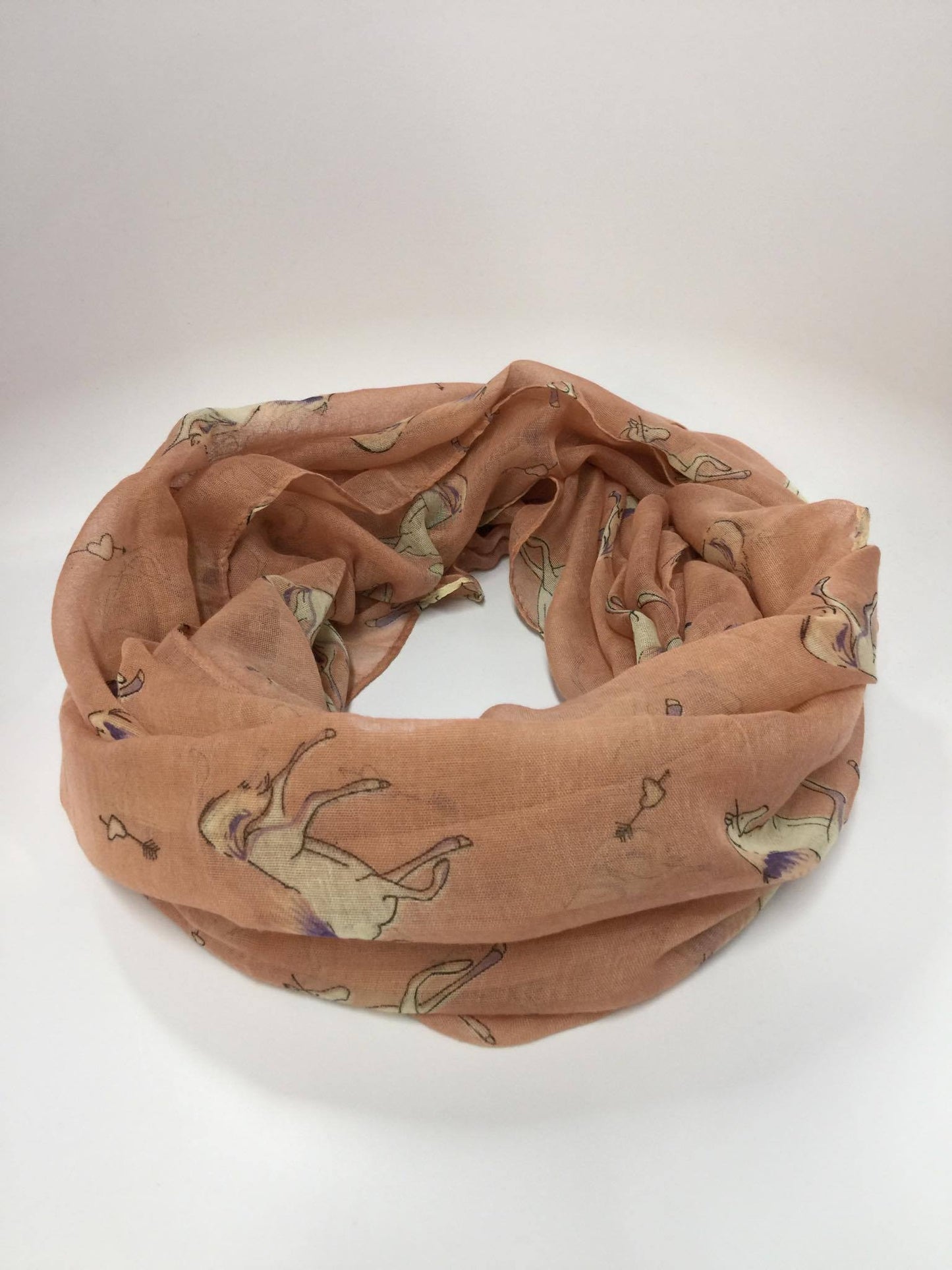 Unicorn Oblong Scarf #88-2513PK (Pink)