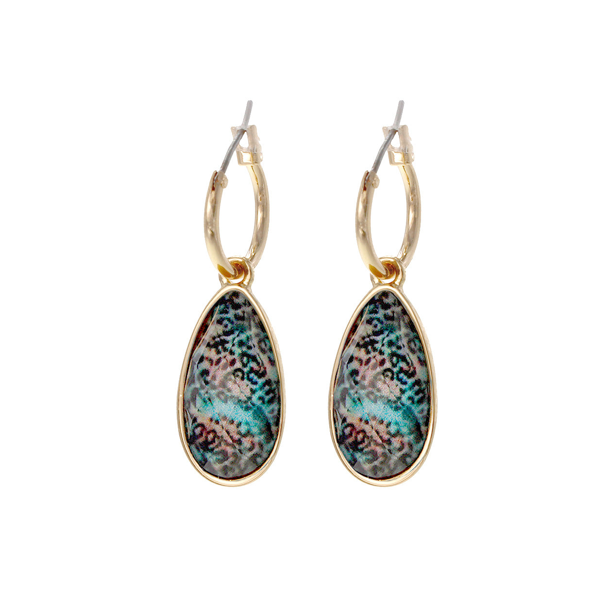 Animal Print Earrings #12-26128TI