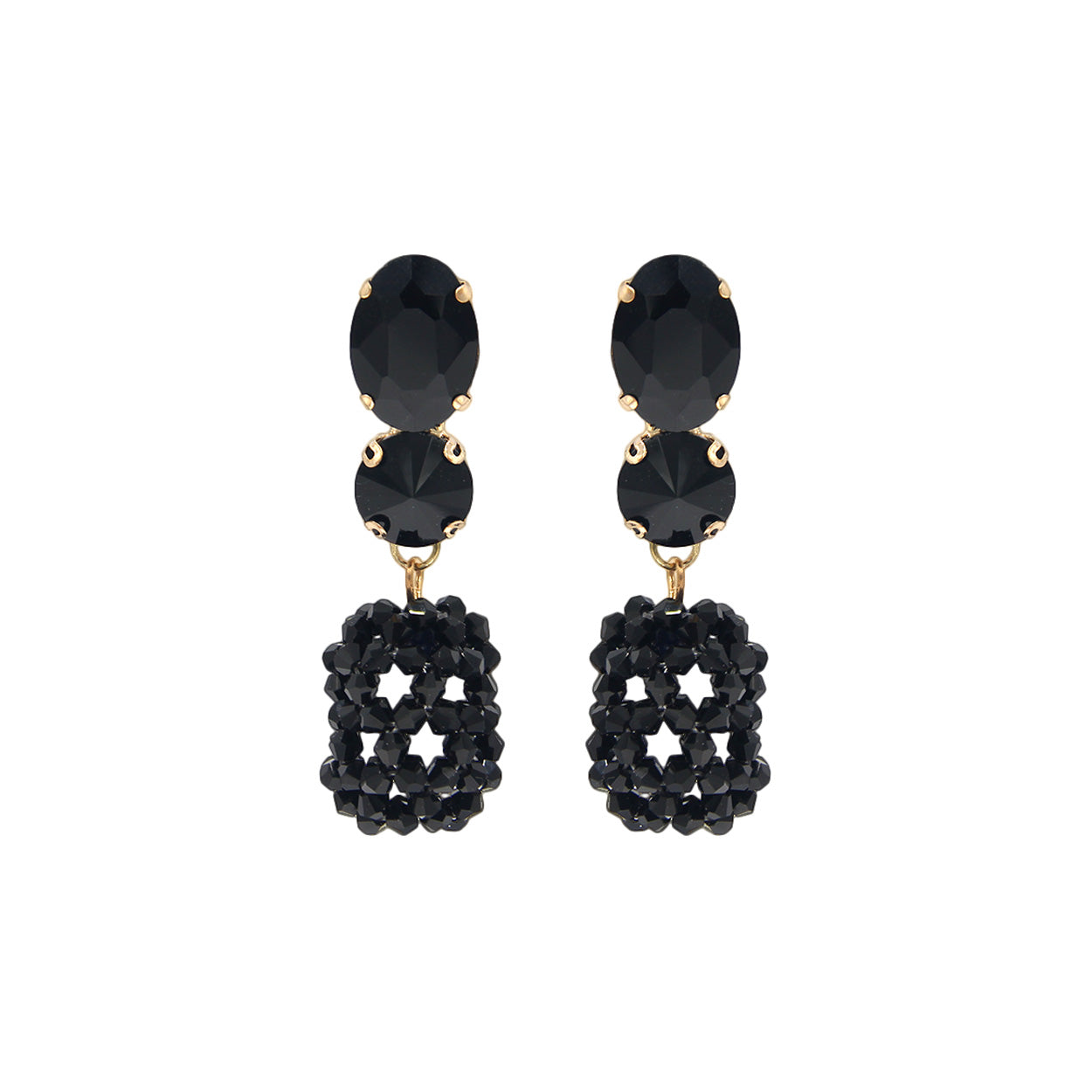 Bead Earring #12-26597BK