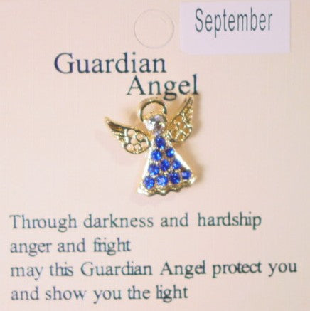 September Guardian Angel Tack Pin (Sapphire)