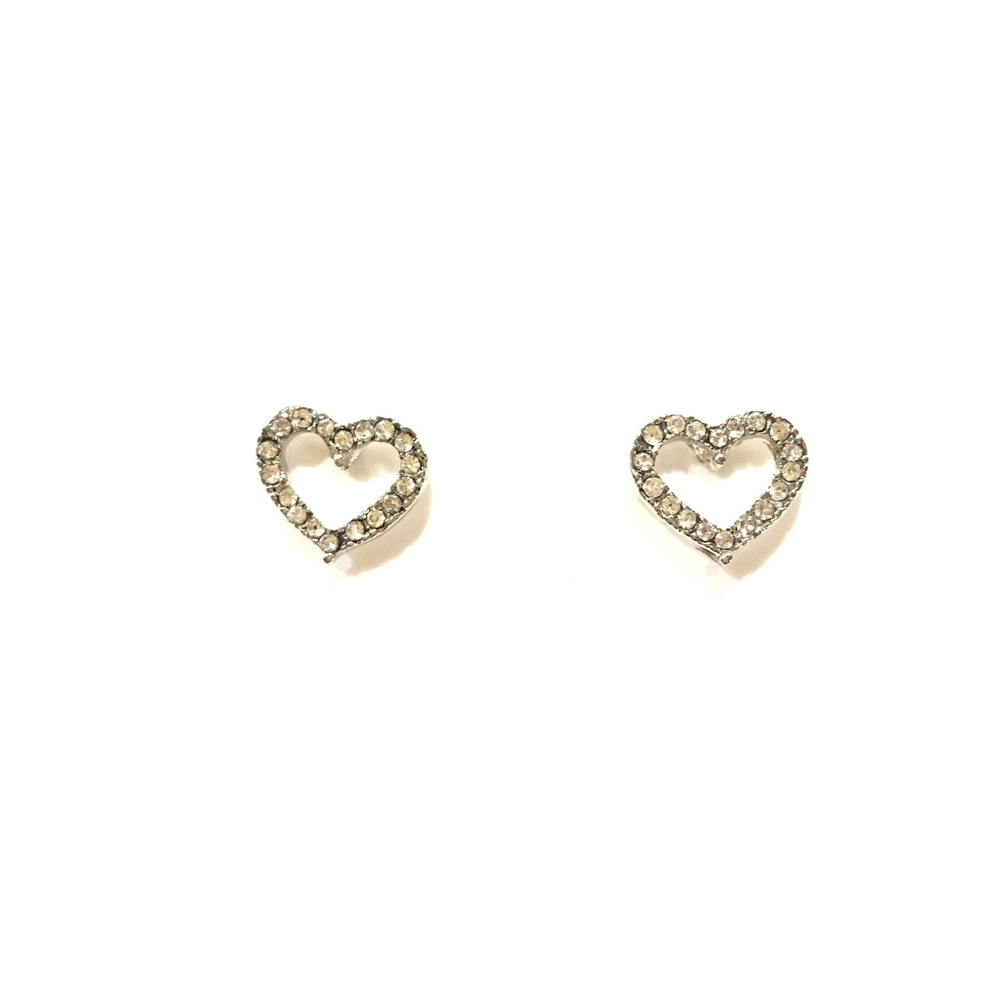 Heart Earrings #28-11087CL (Clear)