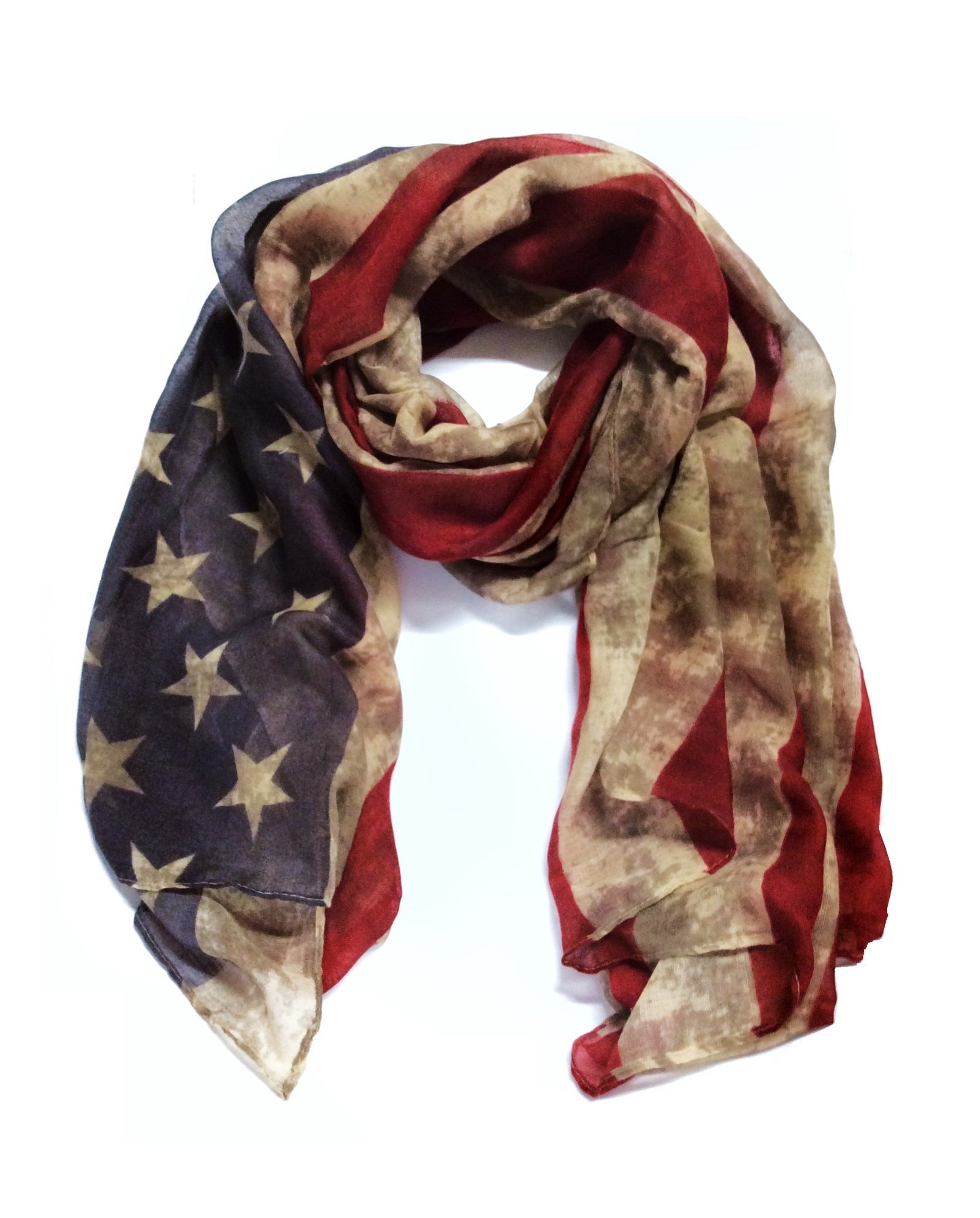 Vintage Flag Oblong Scarf #88-2802