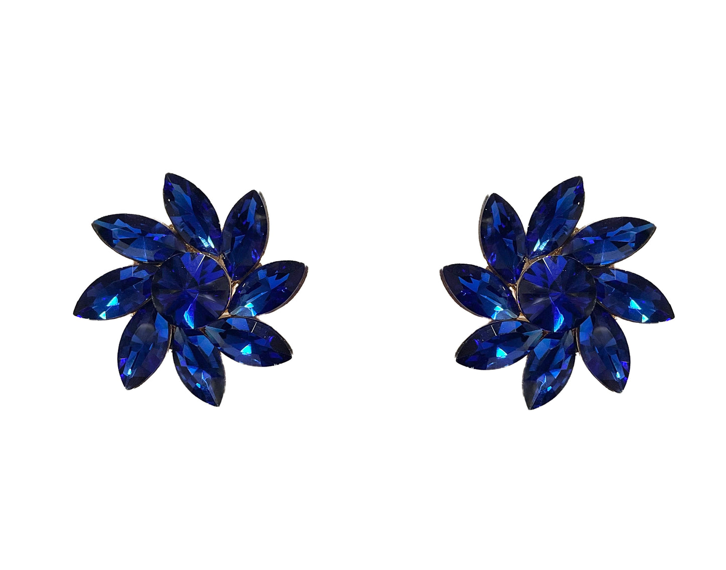 Floral Clip On #40-8925BL