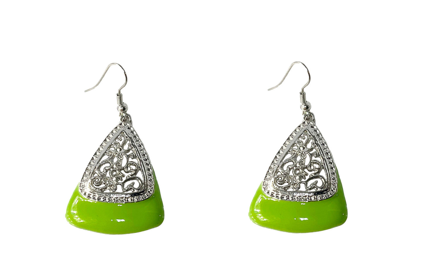 Filigree Triangle Earring #12-22932GN