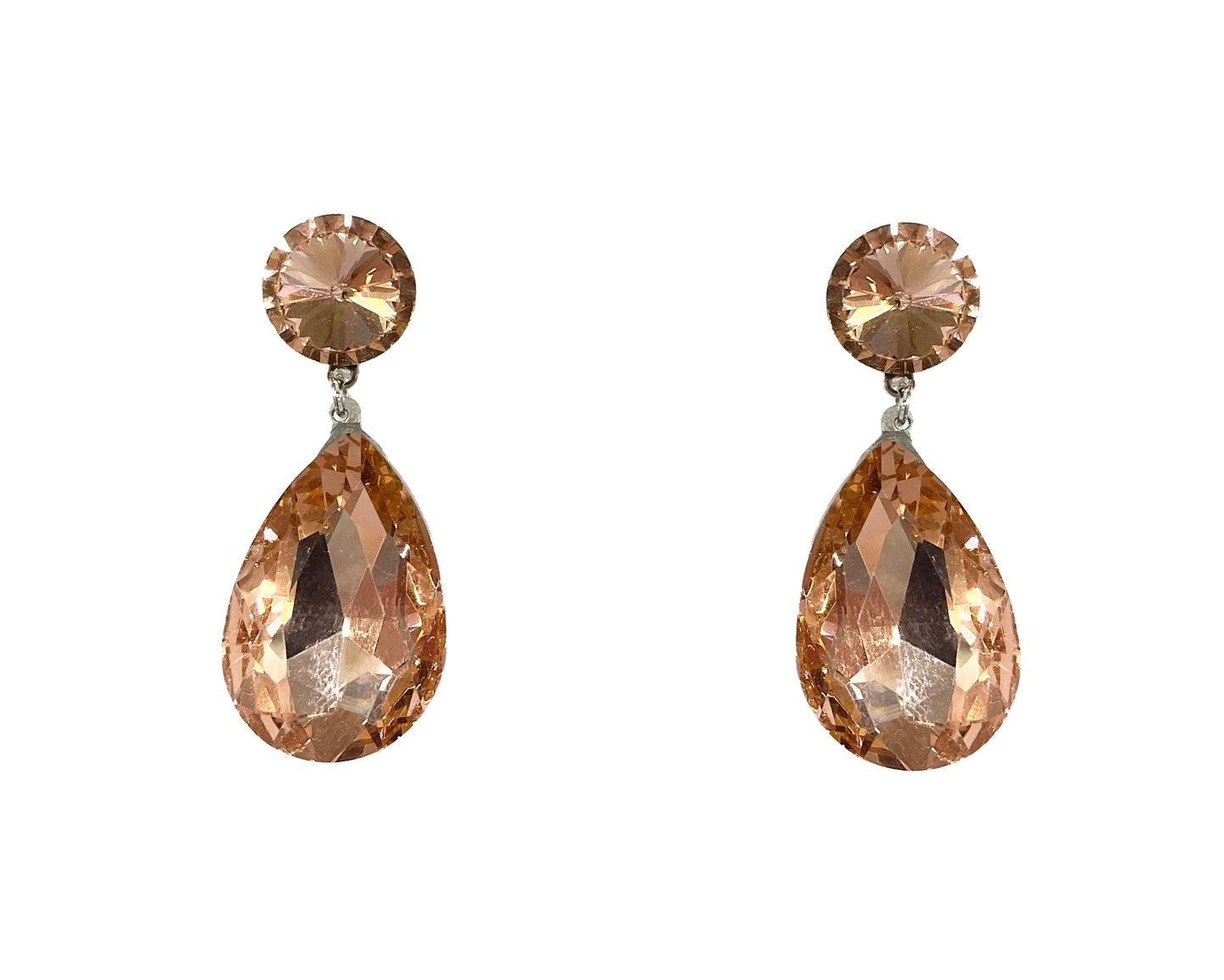 Rhinestone Drop Earring #63-40698RS