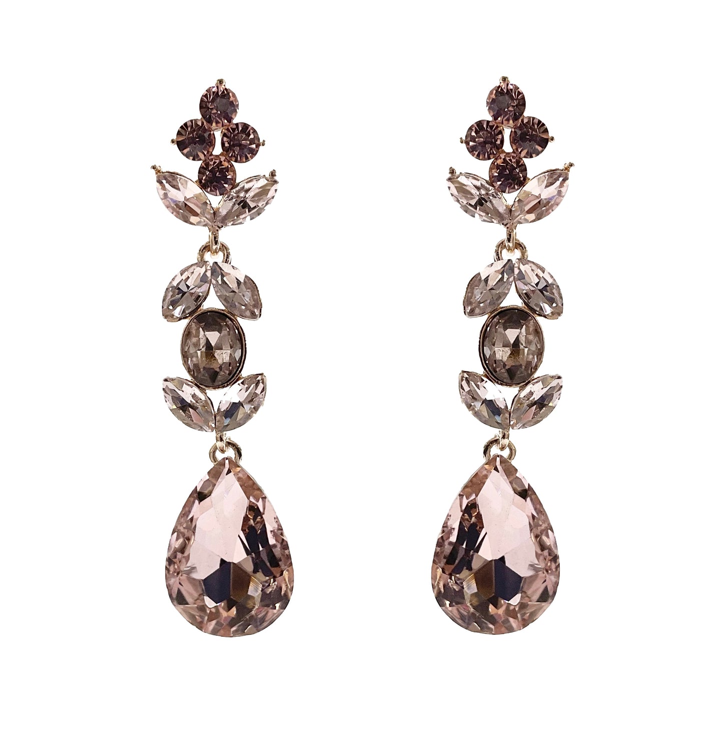 Pink Drop Earring #40-8424