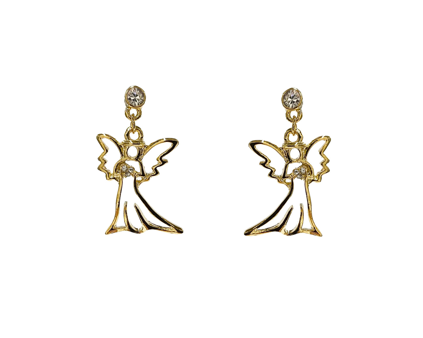 Angel Outline Earring #19-141017
