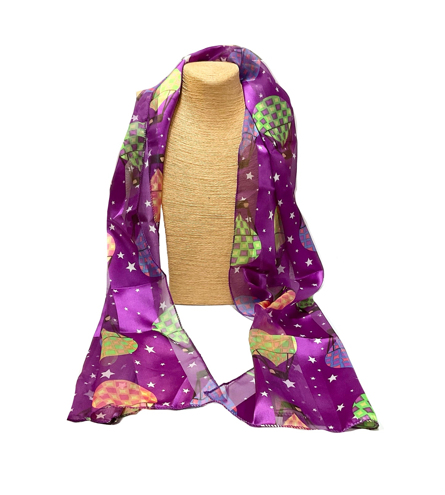 Hot Air Balloon Satin Scarf #SSPO-6222