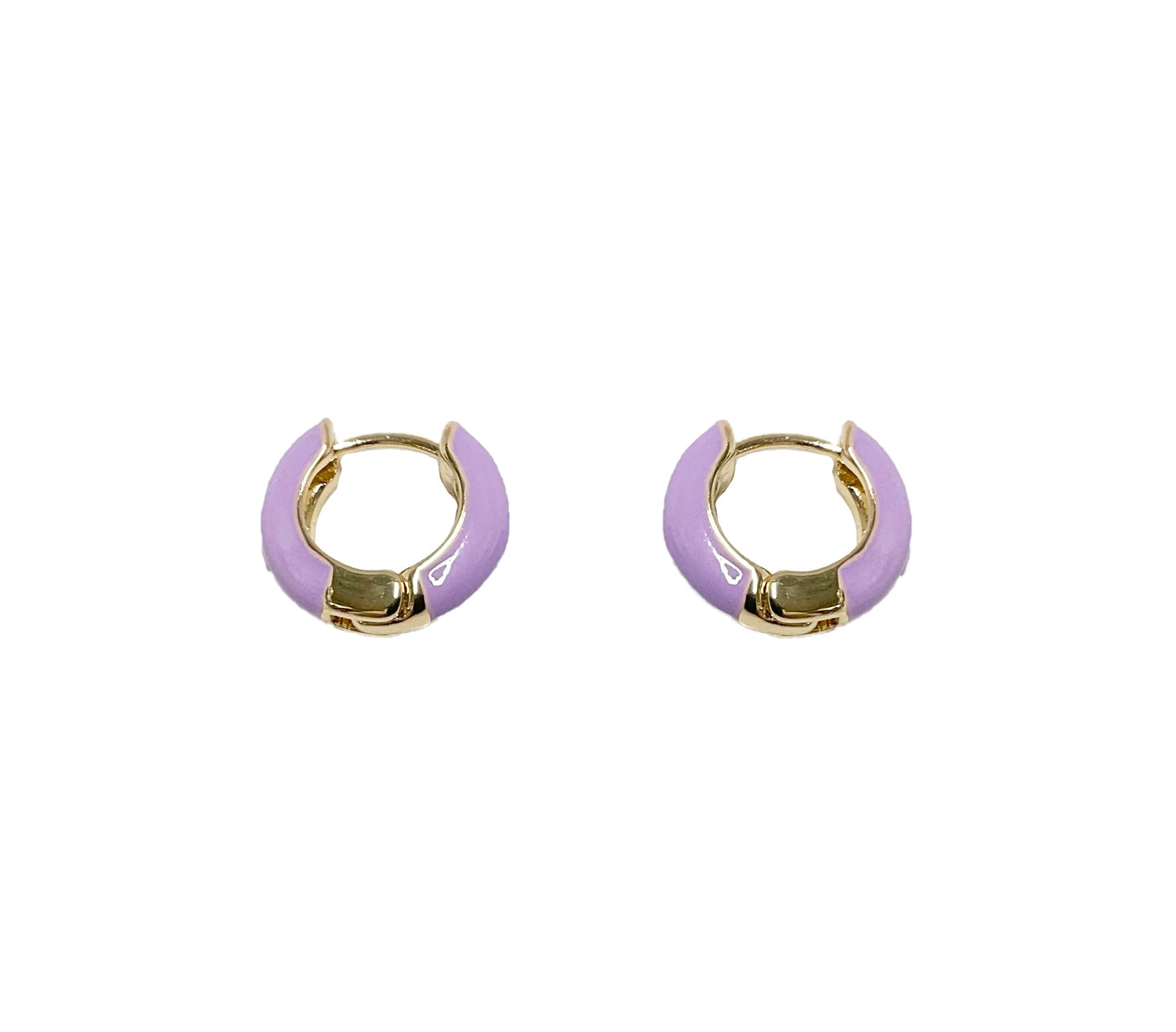 Enamel Huggie Earring #28-72207