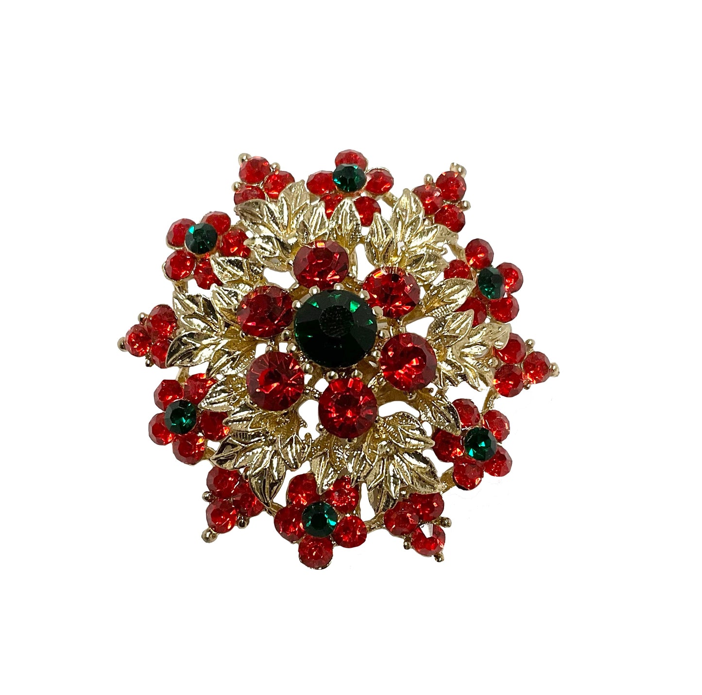 Christmas Poinsettia pin 28-98049 GD